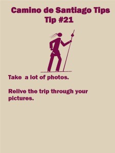 Camino Tip No. 21: Take a lot of photos